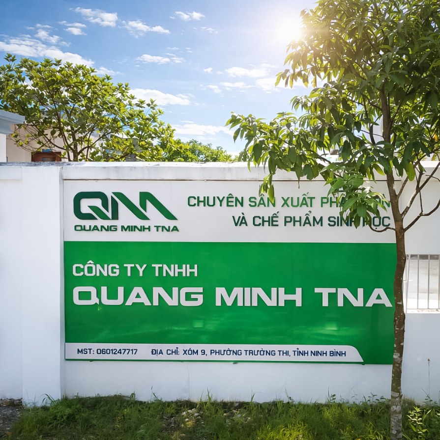 Biển hiệu Công ty TNHH Quang Minh TNA - Ninh Bình