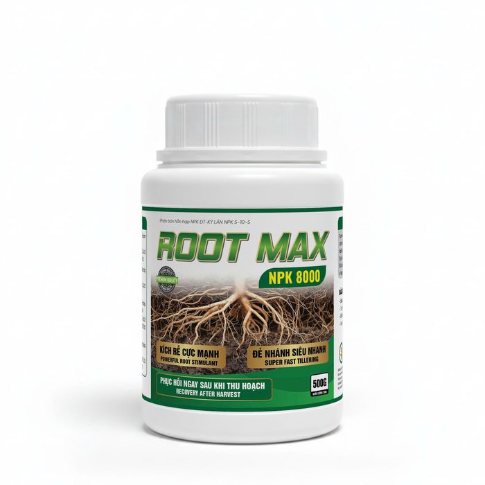 Chai ROOTMAX NPK 8000 chính hãng AGRIAMIN