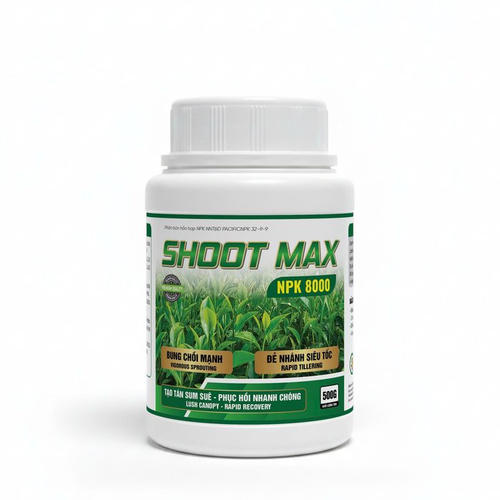 Chai SHOOT MAX NPK 8000 chính hãng AGRIAMIN